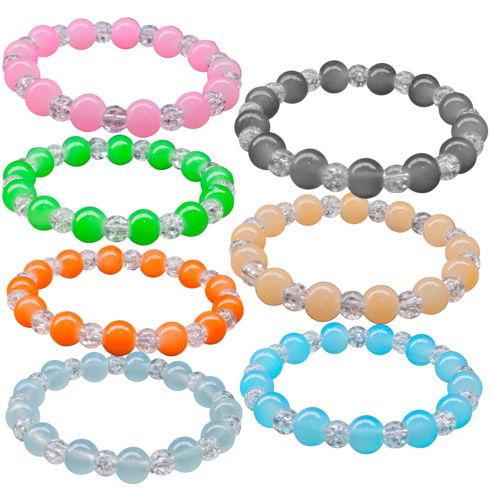 How To Make A Faceted Crystal Beaded Bracelet - Running With Sisters