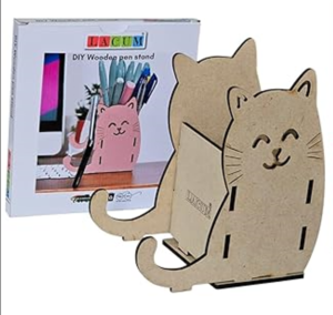 Wooden Pen Holder Making Kit (Cat)