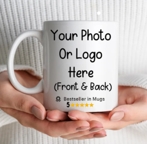 Personalized Photo Coffee Mug – Perfect Gift for Him, Her, & Couples